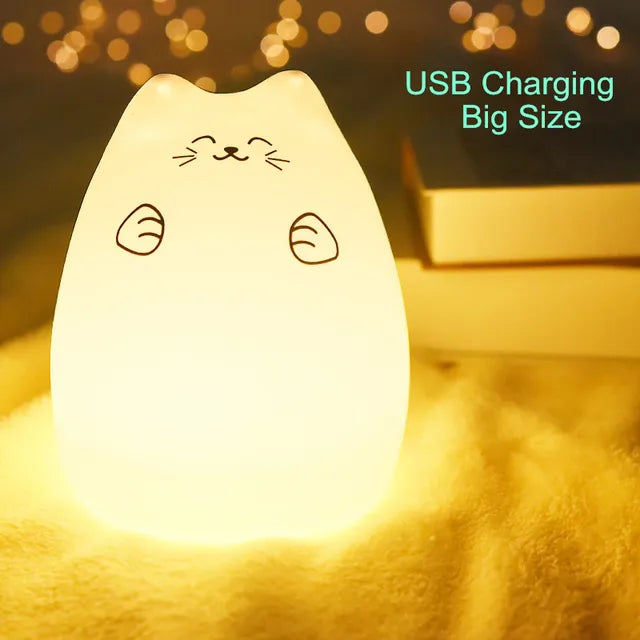 Touch Sensor Remote Cat Lamp