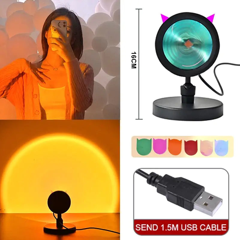 Stylish Sunset Lamp